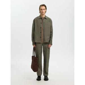 Selected Homme Regbaird Linen Resort Overshirt